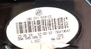 VOLKSWAGEN TIGUAN LED SOL DIS STOP 18-23 ORIJINAL CIKMA 5NA945095D