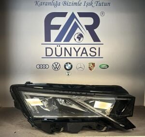 SKODA OCTAVIA 4 FULL LED MATRIX SAG FAR 24- ORIJINAL SIFIR (TASIMA HATALI) 5E4941036