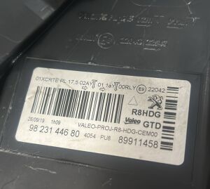 PEUGEOT 508 FULL LED SOL FAR 18-24 ORIJINAL CIKMA 9823144680 89911458