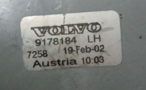 VOLVO S60 SOL SIS FARI 00-09 ORIJINAL CIKMA 9178184