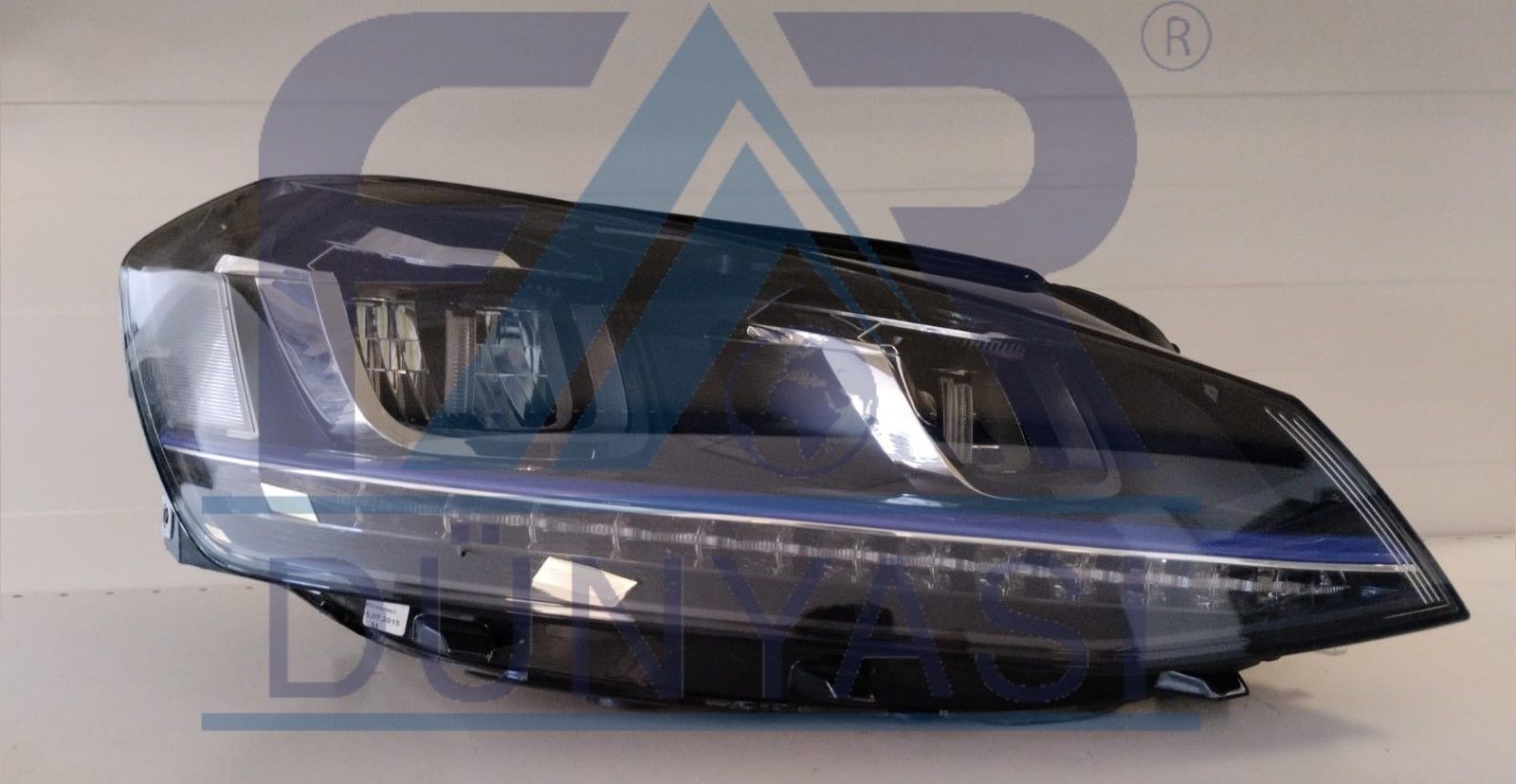 VOLKSWAGEN GOLF 7 GTE MAVI SERIT FULL LED SAG FAR 14-17 ORIJINAL CIKMA 5GE941036A