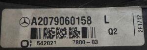 MERCEDES E CLASS C207 COUPE LED SOL DIS STOP 09-13 ORIJINAL CIKMA (SOKME HATASIZ) A2079060158
