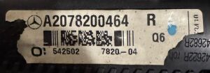 MERCEDES E CLASS C207 COUPE LED SAG IC STOP 09-13 ORIJINAL CIKMA (SOKME HATASIZ) A2078200464