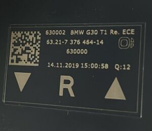 BMW 5 SERISI G30 LED SAG DIS STOP 17-20 ORIJINAL CIKMA 63217376464