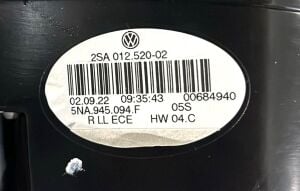 VOLKSWAGEN TIGUAN LED SAG IC STOP 18-23 ORIJINAL CIKMA 5NA945094F