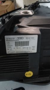 AUDI A4 B6 CABRIO SAG FAR 01-05 ORIJINAL CIKMA 8H0941004Q