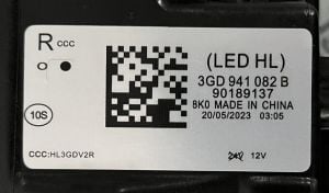 VOLKSWAGEN PASSAT B8 IQ LIGHT FULL LED SAG FAR 19-23 ORIJINAL SIFIR 3GD941082B