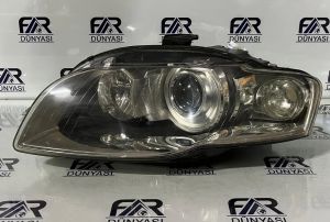 AUDI A4 B7 XENON BEYAZ ELEKTRIK MOTORLU SOL FAR 05-08 ORIJINAL CIKMA 8E0941029BM