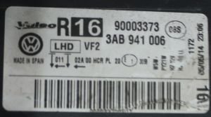 VOLKSWAGEN PASSAT B7 SAG FAR 10-15 ORIJINAL CIKMA 3AB941006