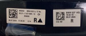 BMW 4 SERISI G22 G23 G26 LED SAG IC STOP 20-26 ORIJINAL CIKMA 63217477608