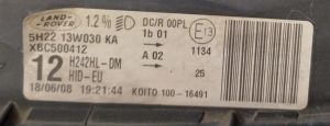 LAND ROVER DISCOVERY III L319 XENON SOL FAR 05-09 ORIJINAL CIKMA XBC500412 5H2213W030KA