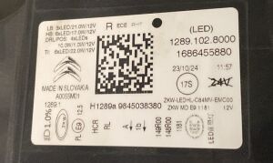 CITROEN C5 AIRCROSS FULL LED SAG FAR 22- ORIJINAL SIFIR 9845038380