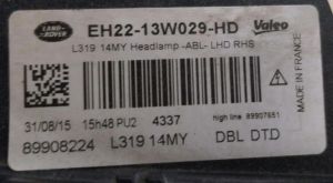 LAND ROVER DISCOVERY IV XENON SAG FAR 10-16 ORIJINAL CIKMA EH22-13W029-HE  EH22-13W029-HD