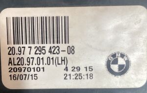 BMW 2 SERISI F22 F23 SOL STOP 16-20 ORIJINAL CIKMA 63217295423