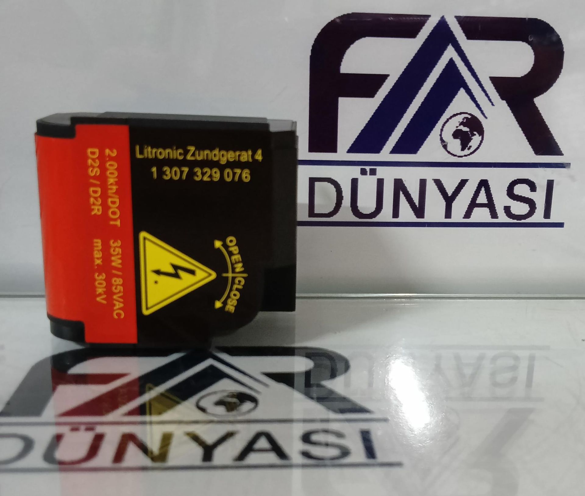 BMW 5 E60 KIRMIZI XENON 2004-2005  ATEŞLEYİCİ MODÜLÜ FAR BEYNİ 1307329076