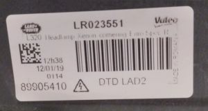 LAND ROVER RANGE ROVER SPORT L320 LED XENON SAG FAR 10-12 ORIJINAL CIKMA LR023551 LR030755