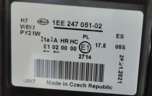 VOLKSWAGEN POLO 5 COMFORTLINE SAG FAR 09-14 ORIJINAL CIKMA 6R1941008E 1EE247051-02  1EE247051-10