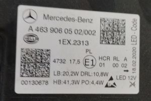 MERCEDES G CLASS W463 FULL LED SOL FAR 18-22 ORIJINAL CIKMA A4639060502