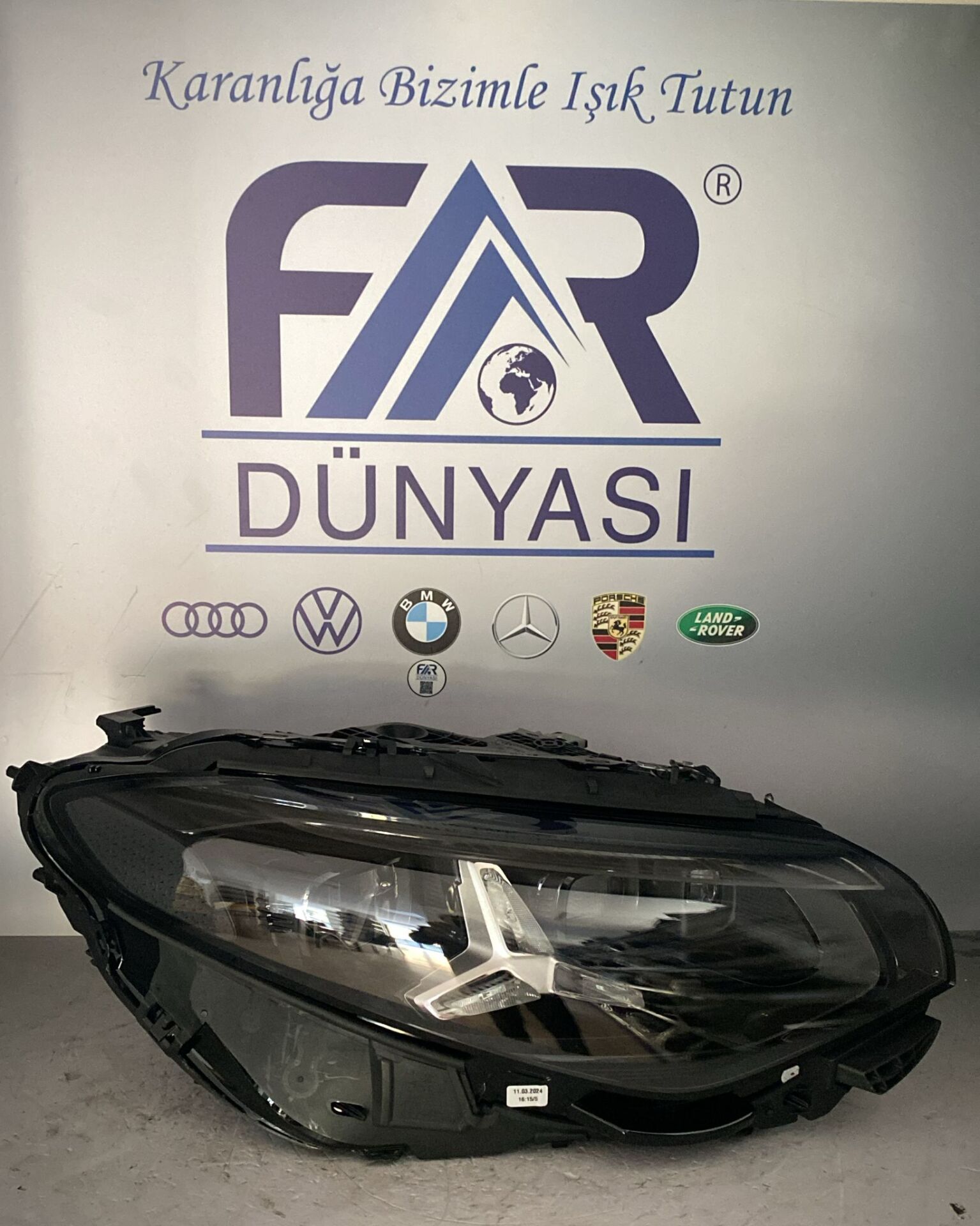 MERCEDES CLA CLASS W174 MULTIBEAM LED SAG FAR 25- ORIJINAL CIKMA A1749064202 (SIFIR AYARINDA TASIMA HATALI)