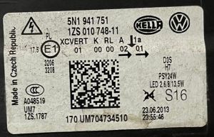 VOLKSWAGEN TIGUAN LED SOL FAR 11-16 ORIJINAL CIKMA 5N1941751 1ZS010748-11