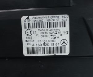 MERCEDES B CLASS W245 SAG FAR 05-11 ORIJINAL CIKMA A1698201861