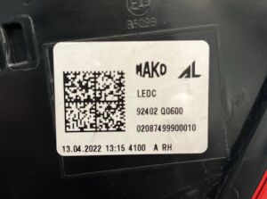 HYUNDAI BAYON LED SAG DIS STOP 21-25 ORIJINAL CIKMA 92402Q0600