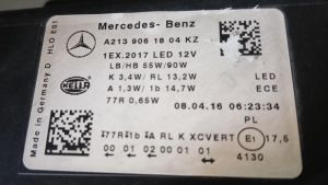 MERCEDES E CLASS W213 COUPE MULTIBEAM SAG FAR 16-19 ORIJINAL CIKMA A2139061804 A2139062606