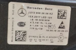 MERCEDES E CLASS W213 COUPE MULTIBEAM SAG FAR 16-19 ORIJINAL CIKMA A2139061804 A2139062606