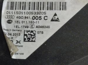 AUDI A6 C7 SOL FAR 11-14 ORIJINAL CIKMA 4G0941005C 1EL011150-11