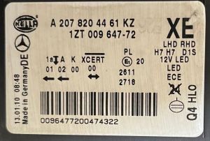 MERCEDES E CLASS W207 SOL FAR 09-17 ORIJINAL CIKMA A2078204361 A2078204461