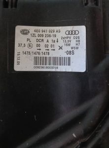 AUDI A8 D3 SOL FAR 01-09 ORIJINAL CIKMA 4E0941003BP 4E0941029AS