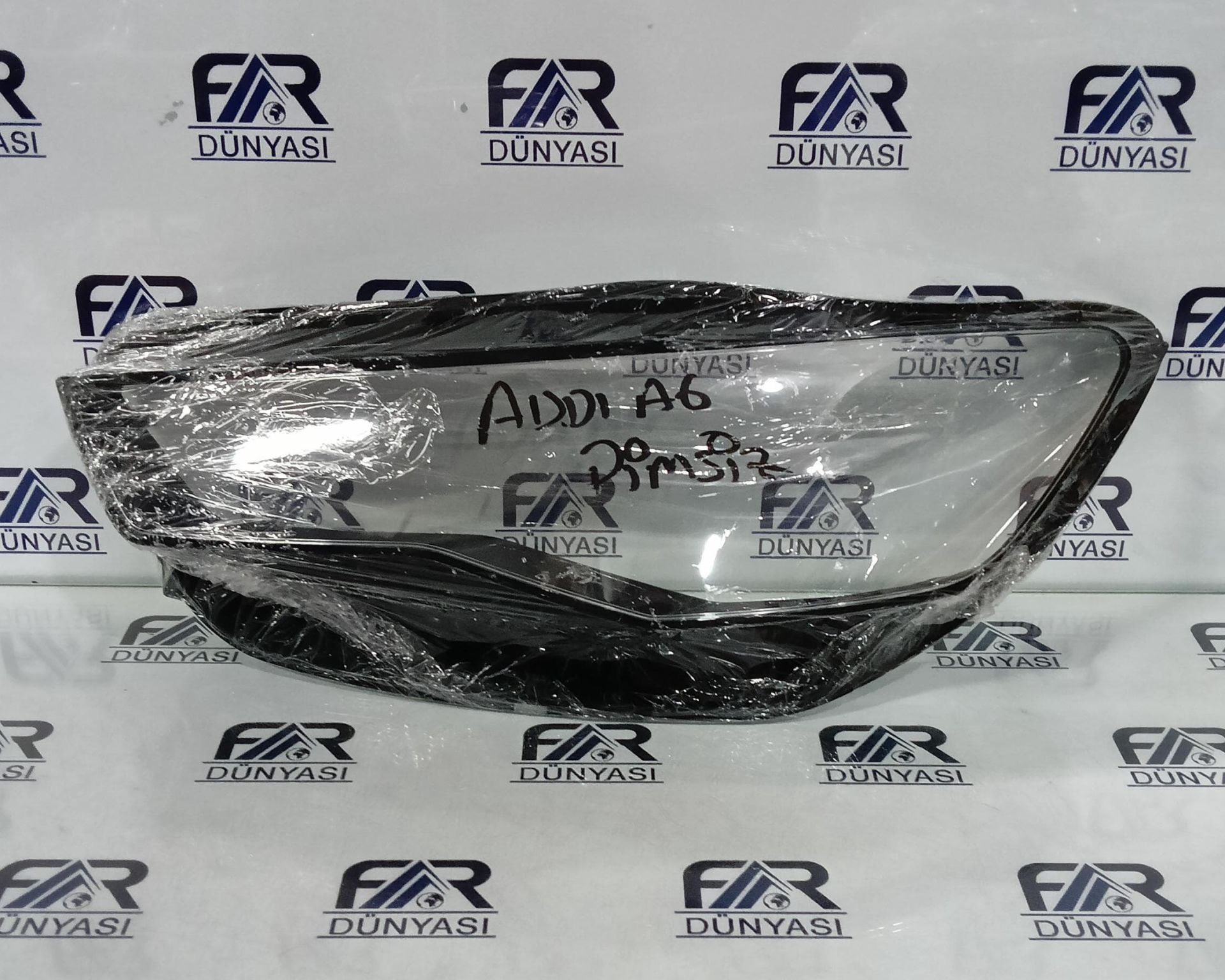AUDI A6 PİMSİZ SOL FAR CAMI 0078 DP1A4