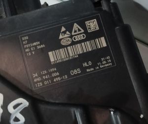 AUDI A8 D4 XENON LED SAG FAR 14-17 ORIJINAL CIKMA 4H0941006 1ZS011495-12