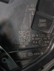 AUDI Q2 FULL LED SOL FAR 16-20 ORIJINAL CIKMA 90083596 81A941033