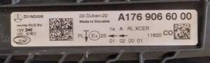 MERCEDES A CLASS W176 MAKYAJLI FULL LED XENON SOL FAR 12-18 ORIJINAL CIKMA A1769068900 A1769066600