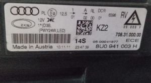 AUDI Q3 XENON LED SOL FAR 11-14 ORIJINAL CIKMA 8U0941005 8U0941003H