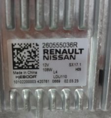 RENAULT MEGANE AUSTRAL NISSAN LED FAR BEYNİ 260555036R