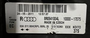 AUDI Q5 SAG FAR 08-12 ORIJINAL CIKMA 8R0941004L