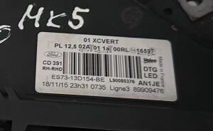 FORD MONDEO V DYNAMIC LED SAG FAR 14-21 ORIJINAL CIKMA ES73-13D154-BE