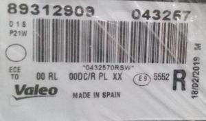 AUDI Q7 XENON SAG FAR 05-15 ORIJINAL CIKMA 4L0941030 89312909
