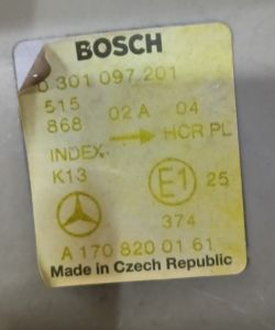 MERCEDES SLK CLASS W170 SOL FAR 96-04 ORIJINAL CIKMA A1708200161