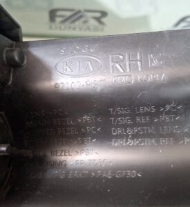 KIA STONIC SAG FAR 17-20 ORIJINAL CIKMA 92102-H8