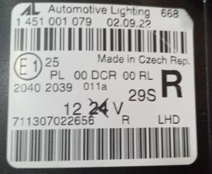AUDI TT XENON SAG FAR 07-14 ORIJINAL SIFIR 711307022656 8J0941030H