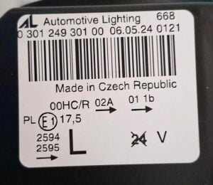 MITSUBISHI COLT SOL FAR 09-13 ORIJINAL SIFIR 710301249301 S8301B179