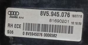 AUDI A3 SAG IC STOP 17-20 ORIJINAL CIKMA 8V5945076
