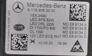 MERCEDES CLA CLASS W118 MULTIBEAM LED SAG FAR 19-23 ORIJINAL CIKMA A1889067001 A1189063200
