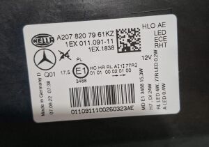 MERCEDES E CLASS A207 LED SOL FAR 13-16 ORIJINAL SIFIR A2078207961 1EX011091-11