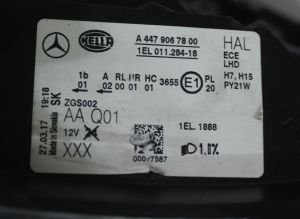 MERCEDES VITO VIANO W447 SAG FAR 14-23 ORIJINAL CIKMA A4479067800