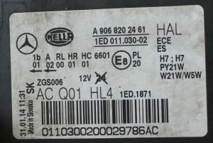 MERCEDES SPRINTER W906 SAG FAR 14-17 ORIJINAL CIKMA A9068202461