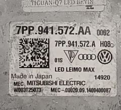 AUDI A4 15-17 LED FAR BEYNİ 7PP941572AA